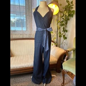 Cotton Wide Leg Jumpsuit